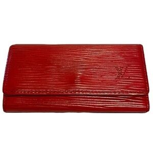 Louis Vuitton Red Epi Leather Key Wallet